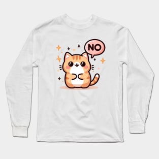 Sweet No Cat Long Sleeve T-Shirt